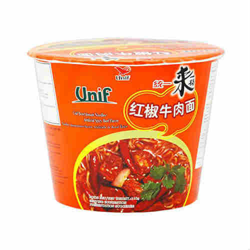 Unif Noodles Bowl Spicy Beef 110g