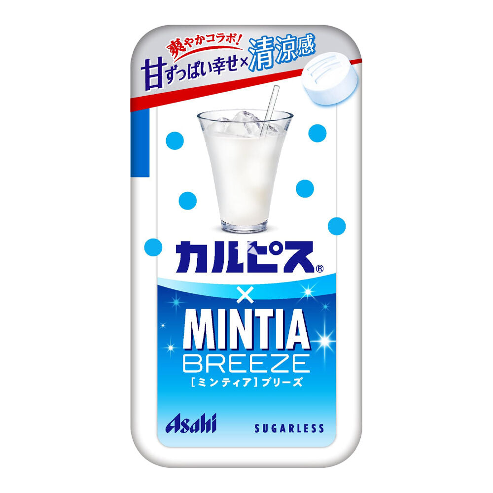 Asahi Mintia Breeze Mint Candy Sugarless Calpis Flavour 22g