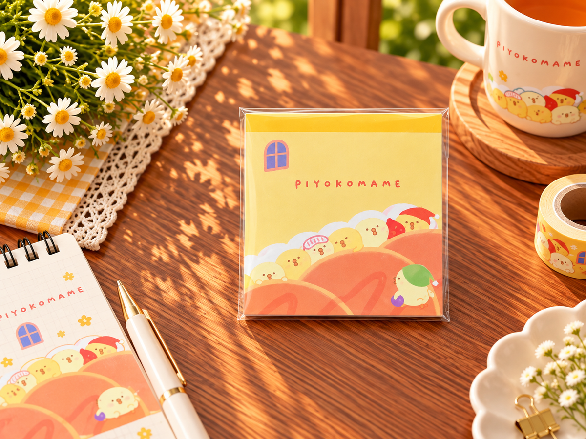 Cute Winter Chicks Memo Pad