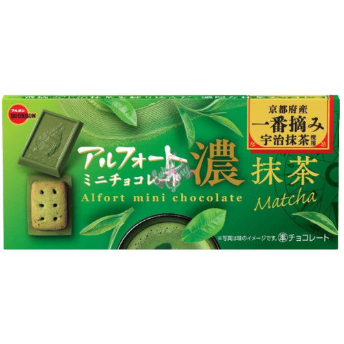 Bourbon Alfort Mini Matcha Chocolate Biscuit (Japan) 55g