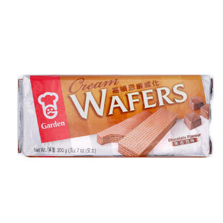 Garden Cream Wafers Chocolate Flavour 200g