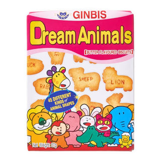 Ginbis Dream Animals Butter Flavoured Biscuits 37g