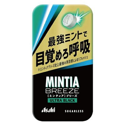 ASAHI (JP)-MINTIA BREEZE ULTRA BLACK Sugar free with Sweetener