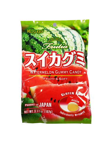 Kasugai Frutia Watermelon Gummy Candy