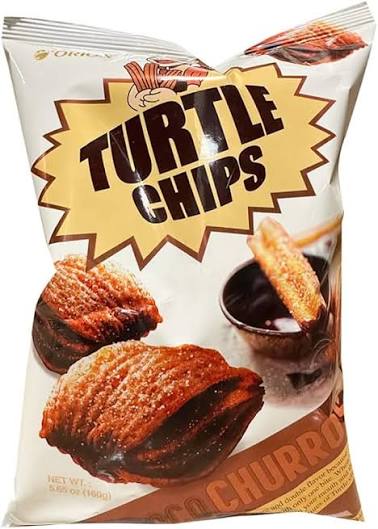 Orion turtle chips chocolate churros