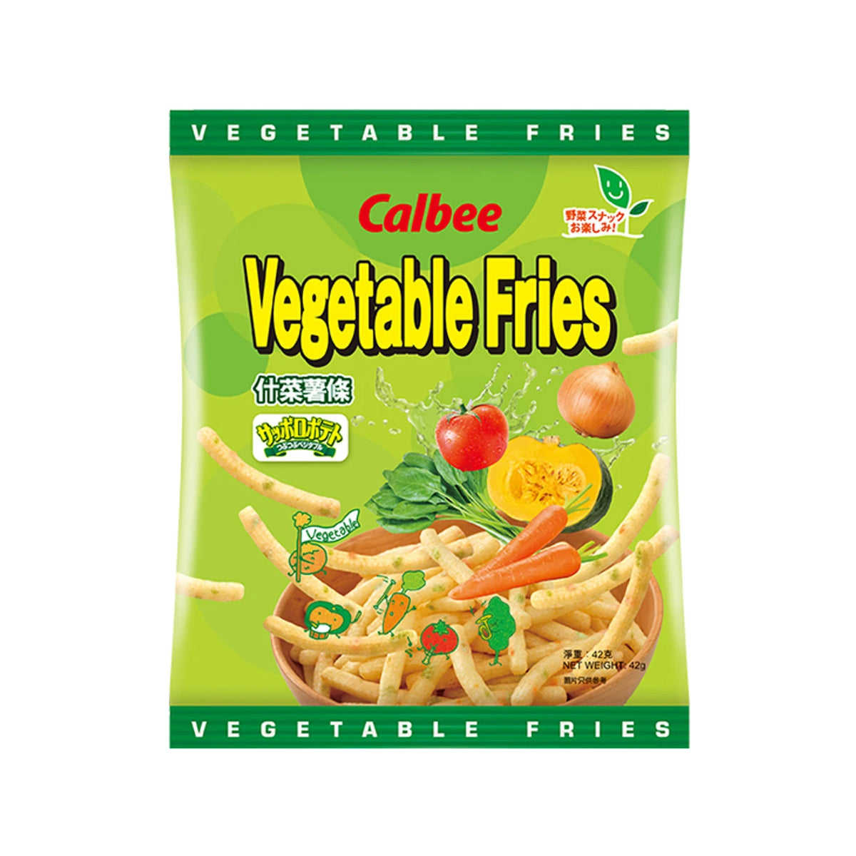 SC181 Calbee Vegetable Bake 卡樂B 什菜薯條42g