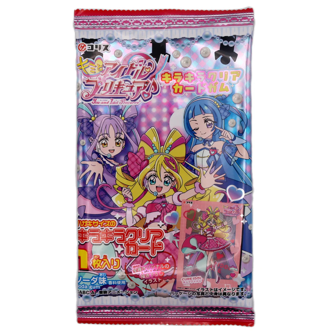 Coris Pretty Cure Chewing Gum 3g, with Clear Card