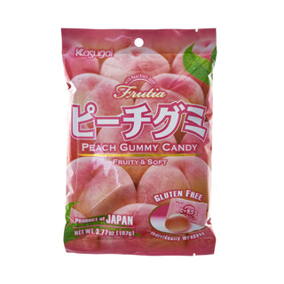 Kasugai 100 Fruits Gummy Peach 107g