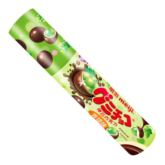 Meiji Chocolate Coated Gummy Green Grape Flavour 50g