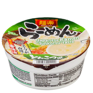Menraku Cup Ramen Tonkotsu Flavour 82.3g