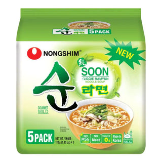 Nongshim Soon Veggie Noodle (Pack of 5)