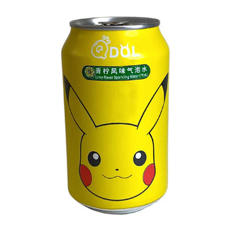 Qdol & Pokémon Lime Flavour Sparkling Water 330ml