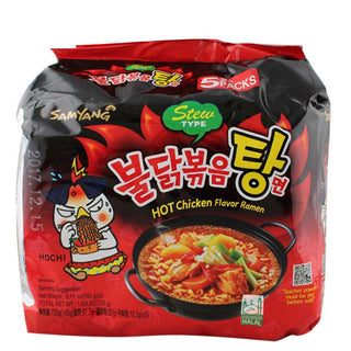 Samyang Hot Chicken Stew Soup Flavour Ramyun 5x145g