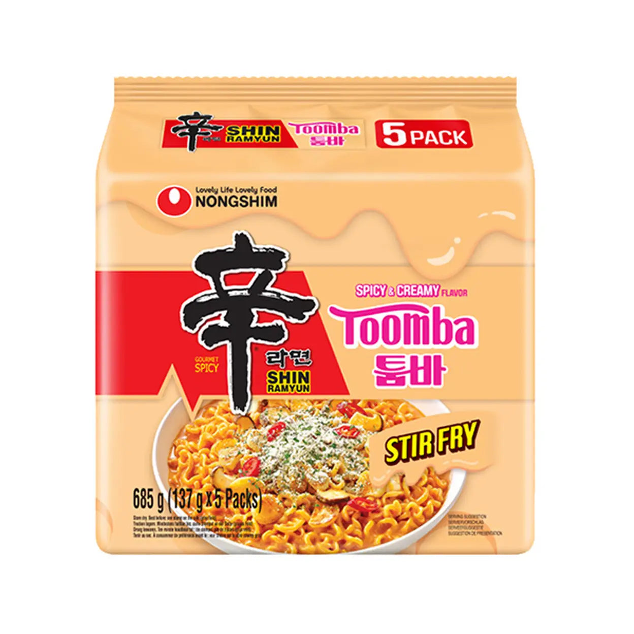 Nongshim Shin Ramyun Toomba 137gx5