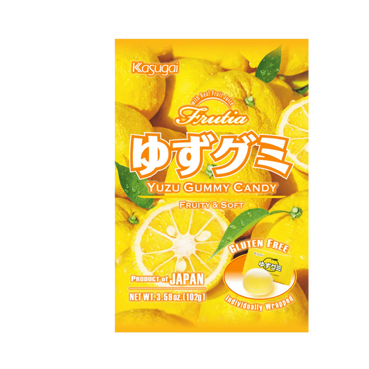 Kasugai Gummy Candy Yuzu 102g