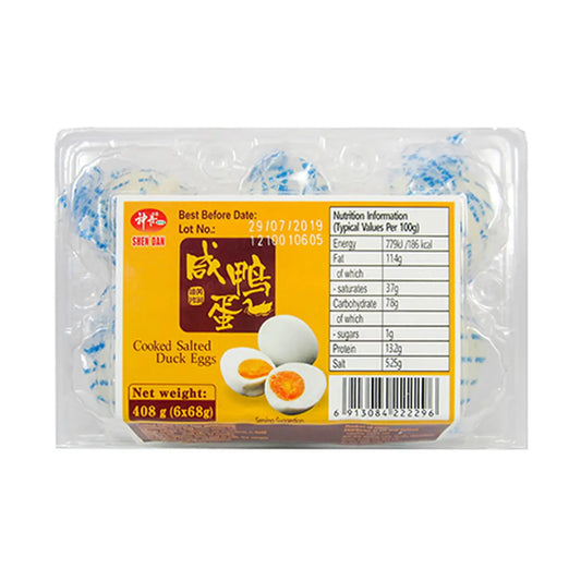 Shen Dan Cooked Salted Duck Egg 408g