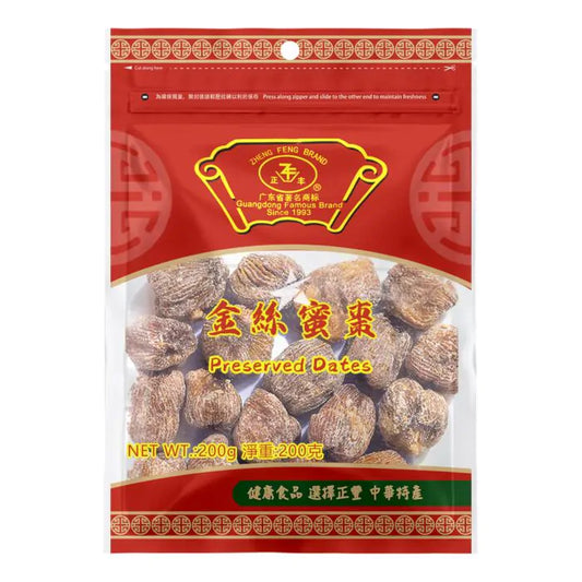 Zheng Feng Brand Preserved Dates 200g