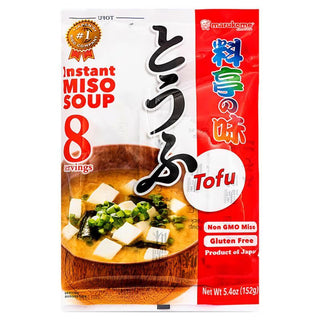 Marukome Tofu & Wakame Instant Miso Soup 8 servings